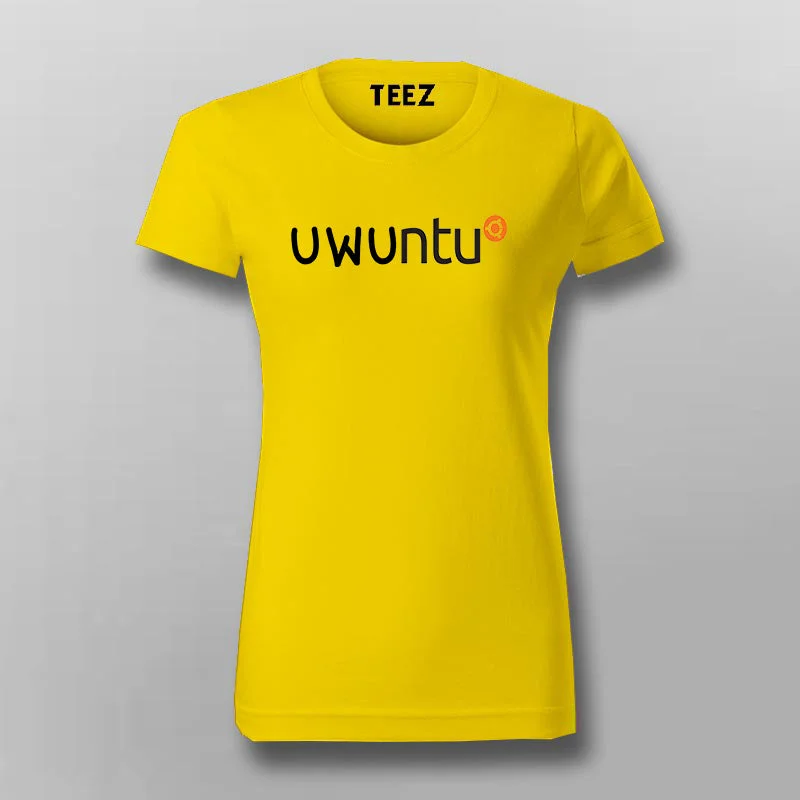 Uwuntu Logo T-Shirt For Women