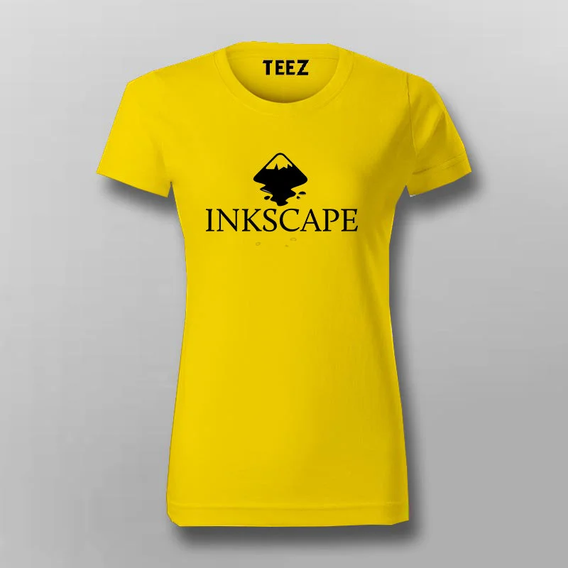 InkScape Software Developer T-Shirt For Women
