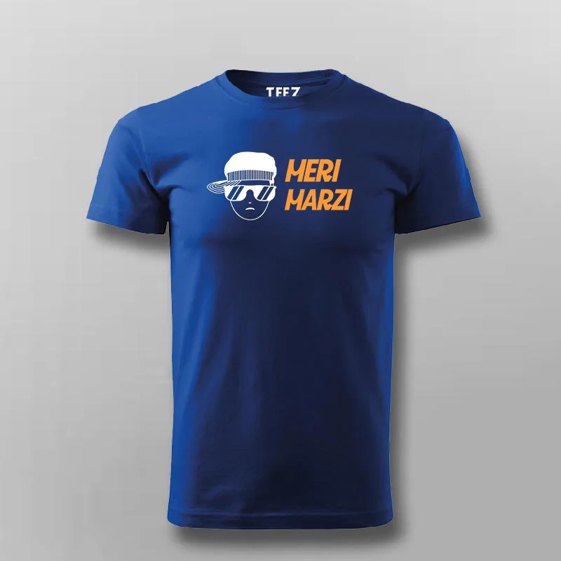 Meri Marzi Hindi Meme T-shirt For Men