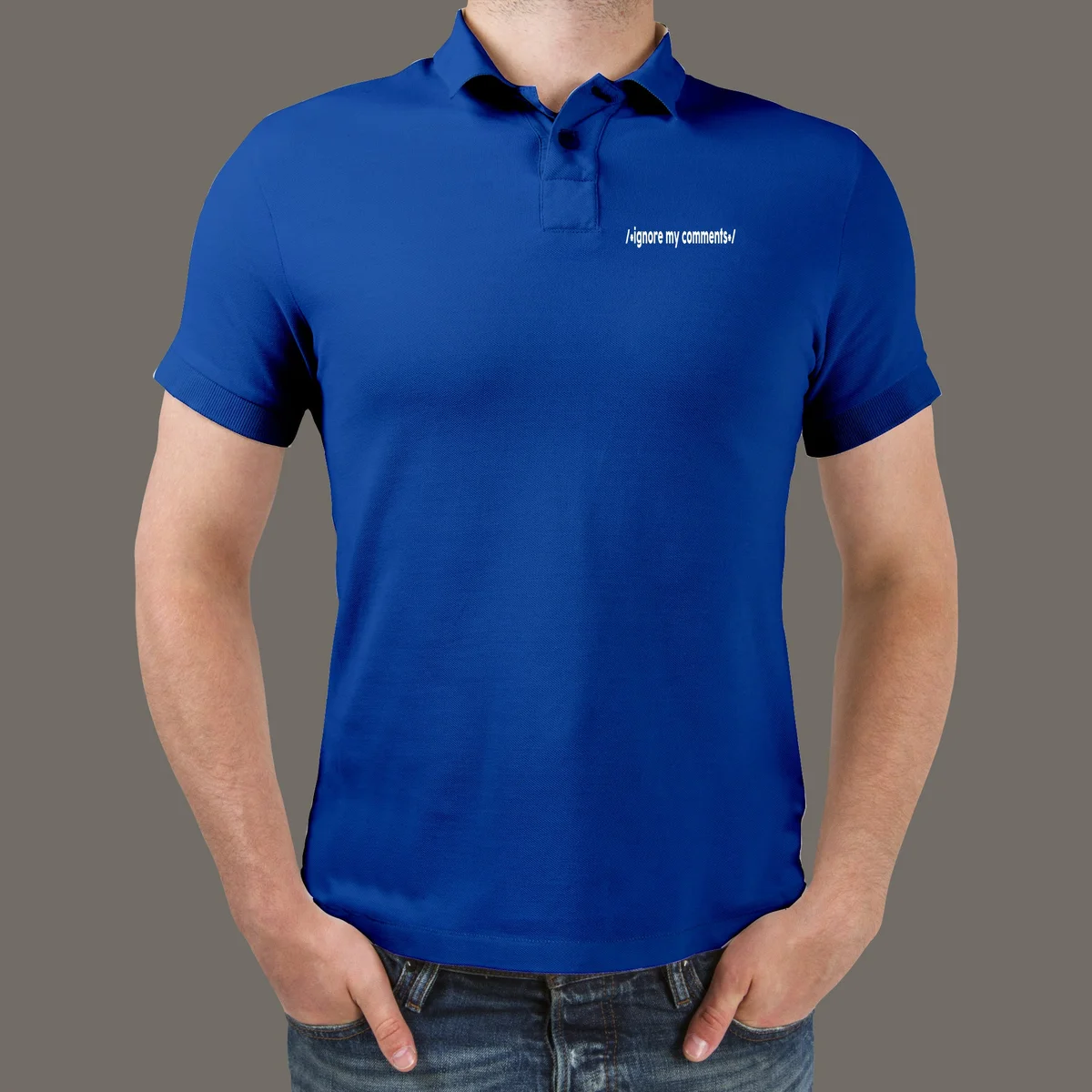 ignore my comments polo T-Shirt For Men