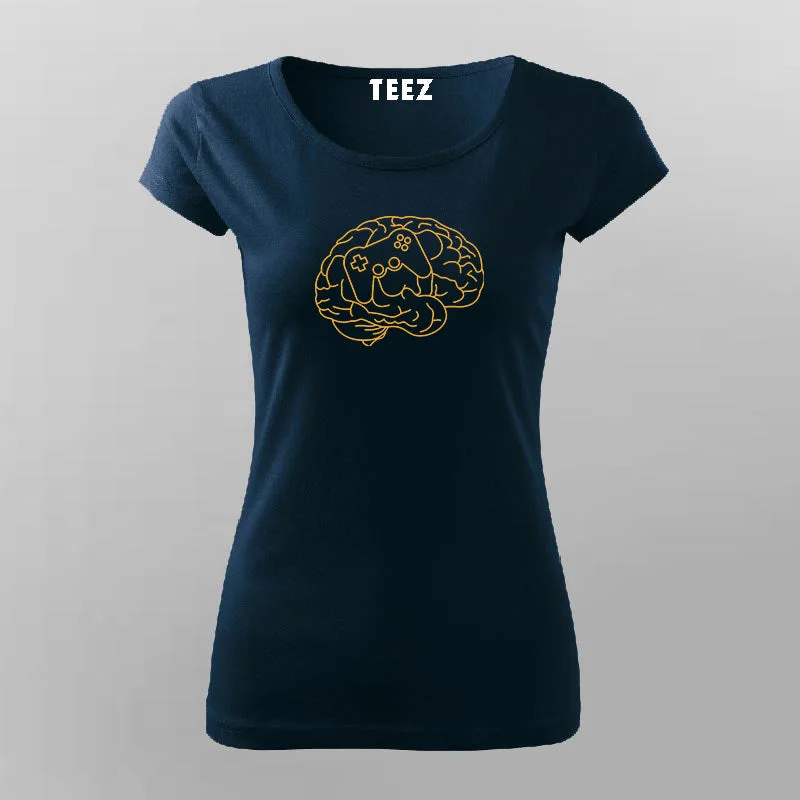 Brain Of Game T-Shirt For Women