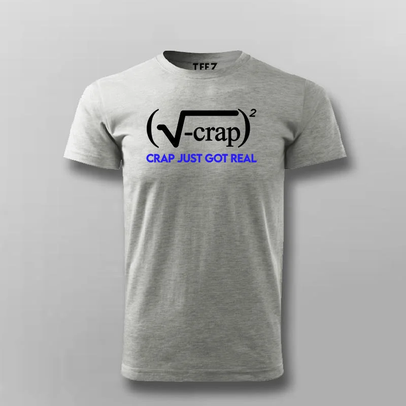 Crap Mathematical Nerd T-shirt For Men