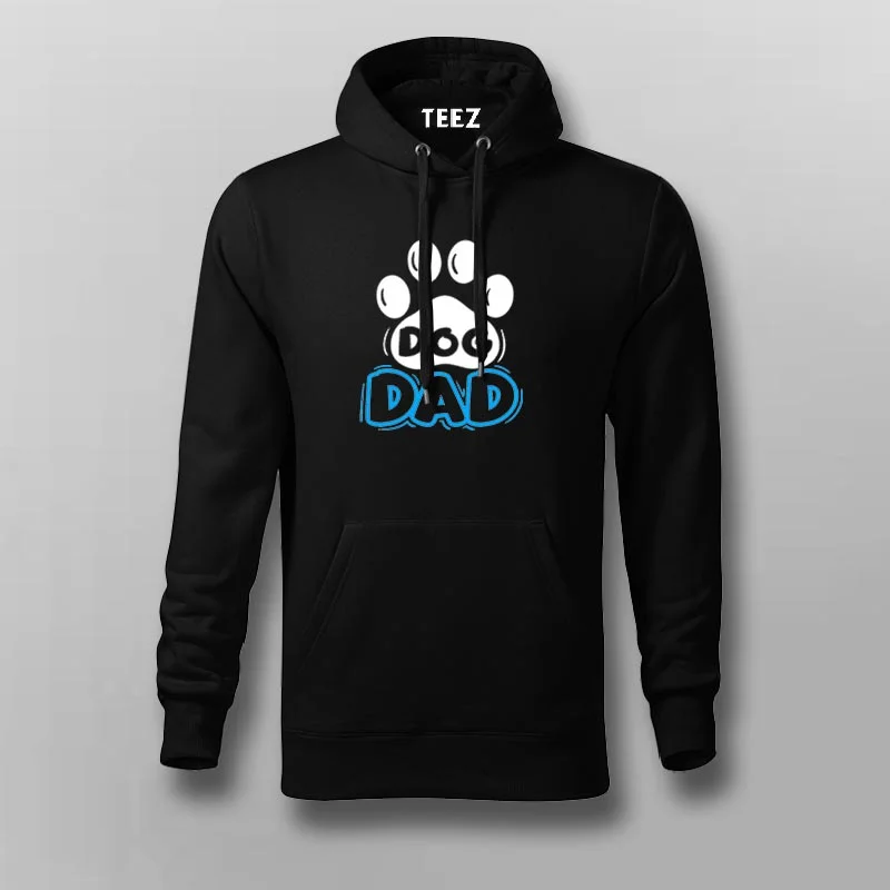 Dog Dad Geeky Hoodies For Men