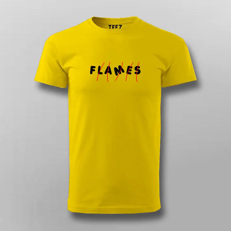 FLAMES Friendship design T-shirt For Men