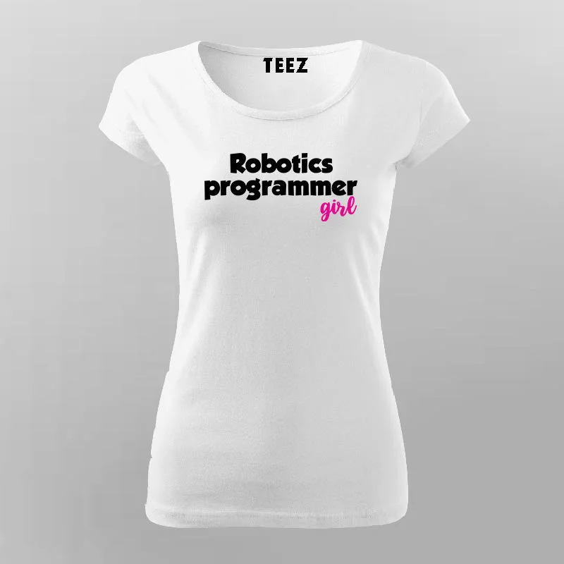 Robotics Programming Girl T-Shirt For Women