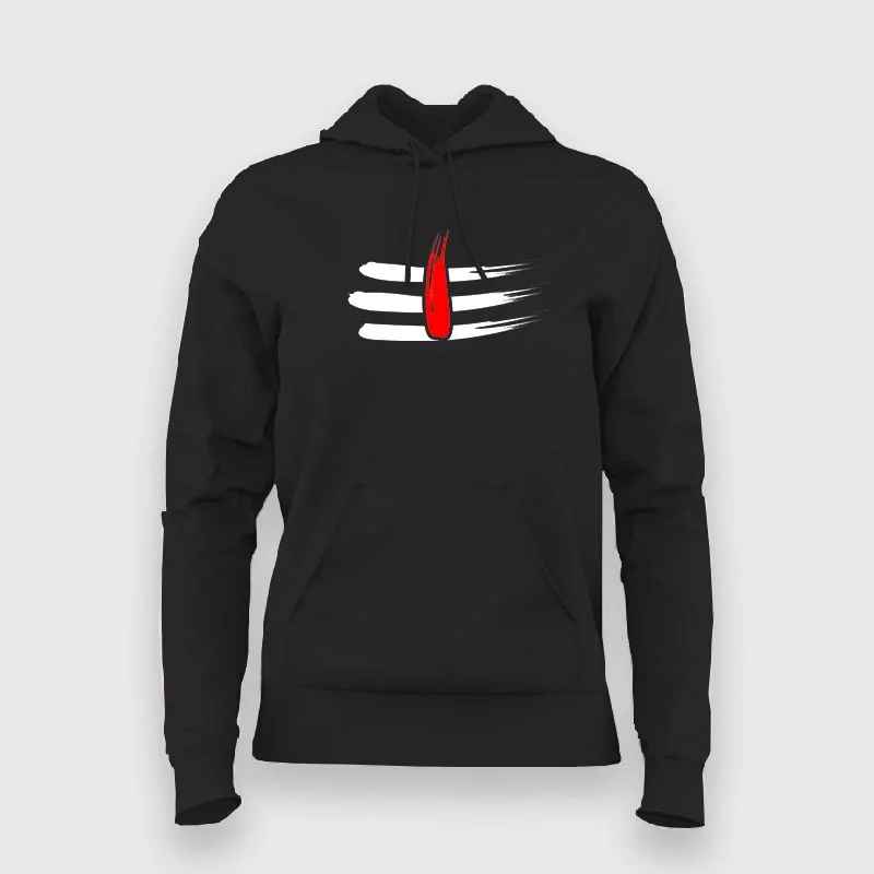 Shiva Tilak Hoodies For Women