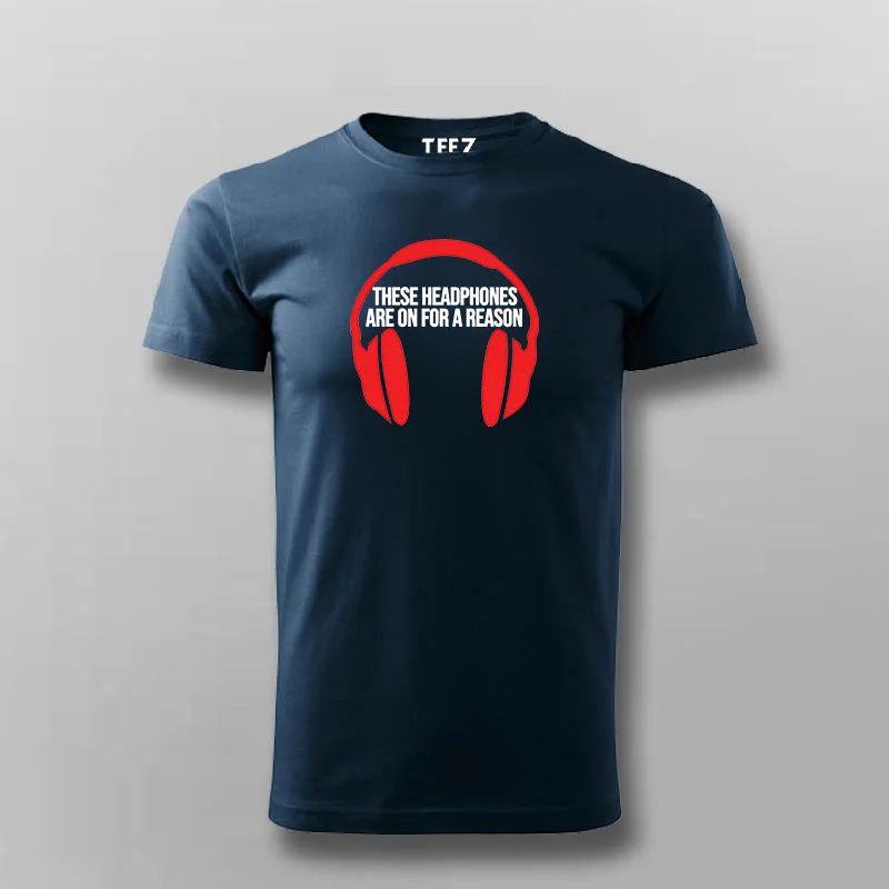 Headphones On: Music Lover's Silent Warning Tee