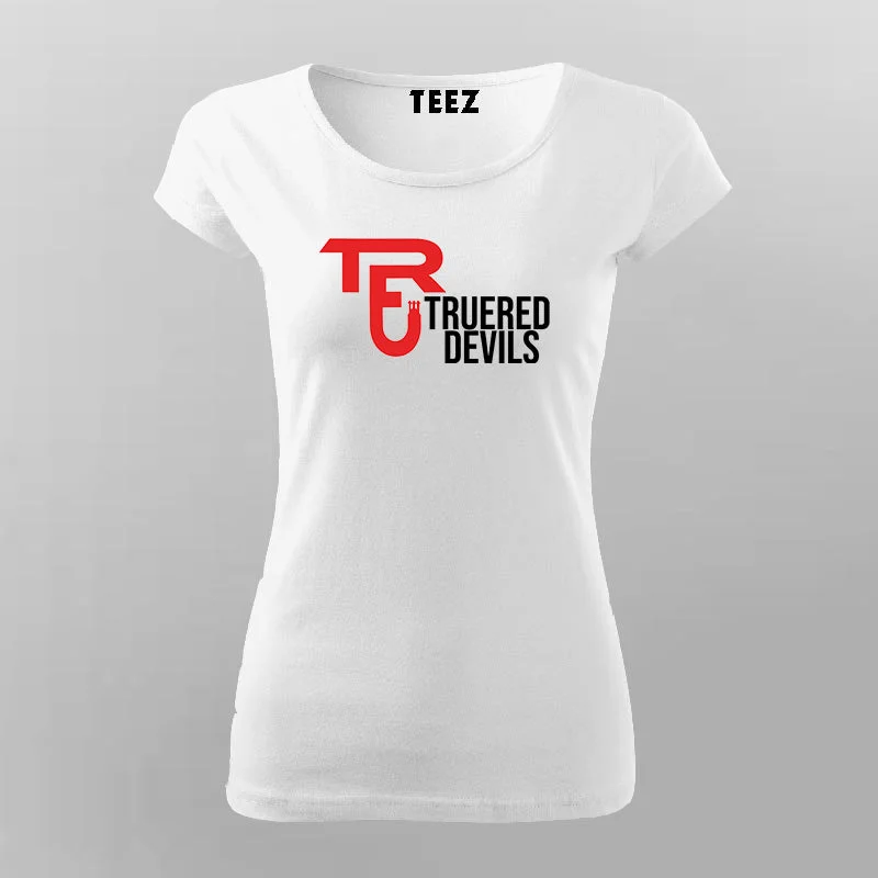 TRUE RED DEVILS MANCHESTER UNITED FAN T-SHIRT For Women