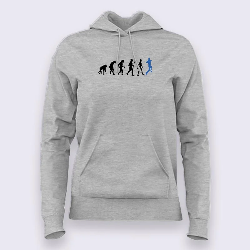 Cric-evolution Bowling Hoodies For Women