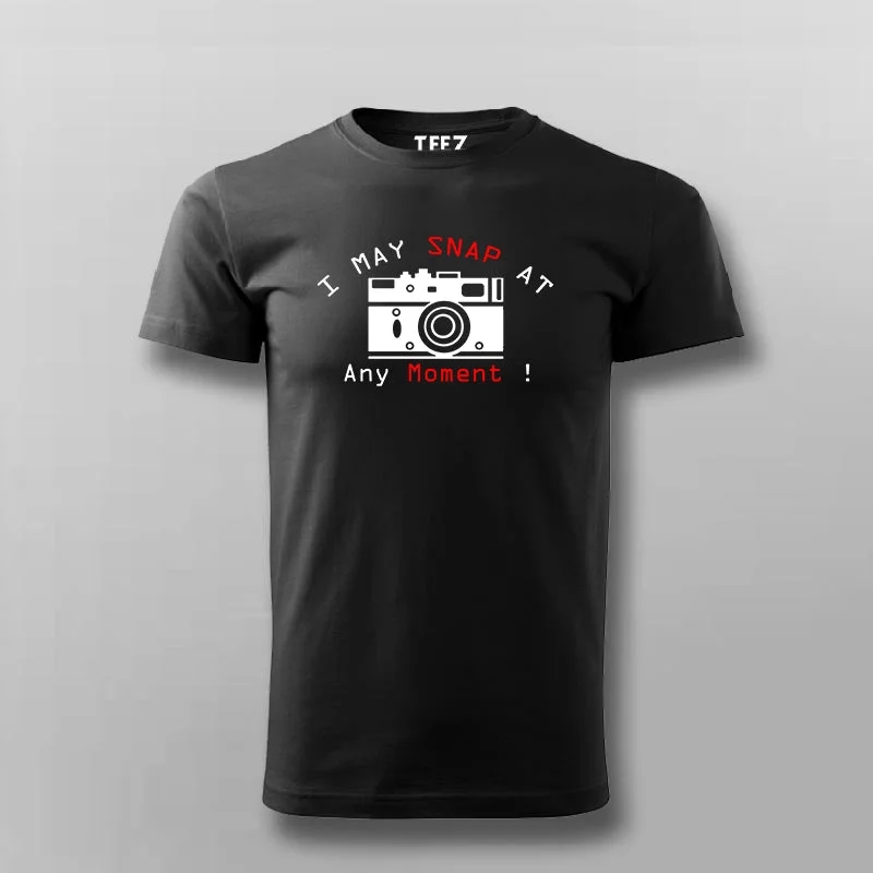 I May Snap At Any Moment – Spontaneous Men's Tee
