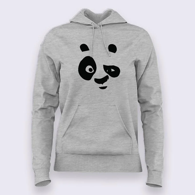 Kung Fu Panda Po Face Hoodies For Women