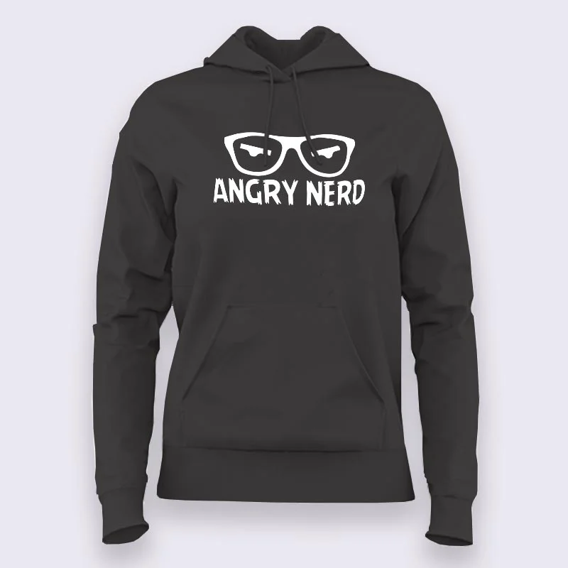 Angry Nerd - Hoodies For Women