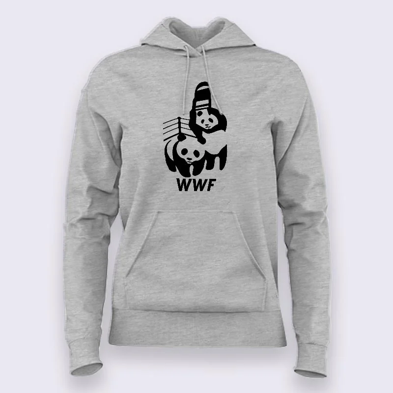 WWF/WWE Panda Parody Hoodies For Women