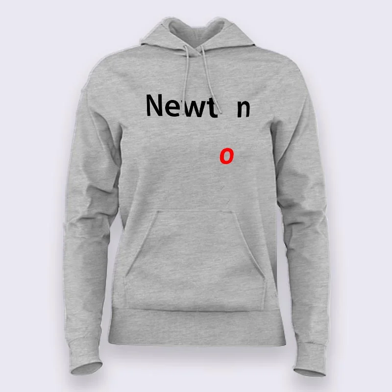 Newton Logo Hoodies For Women
