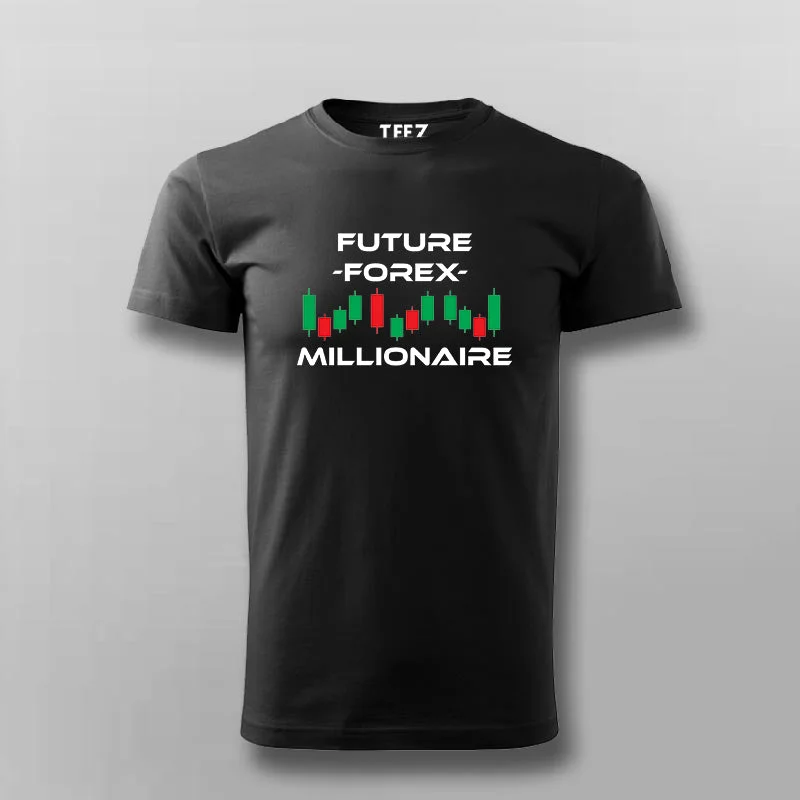 Future Forex Millionaire Day Trader Stock T-Shirt For Men