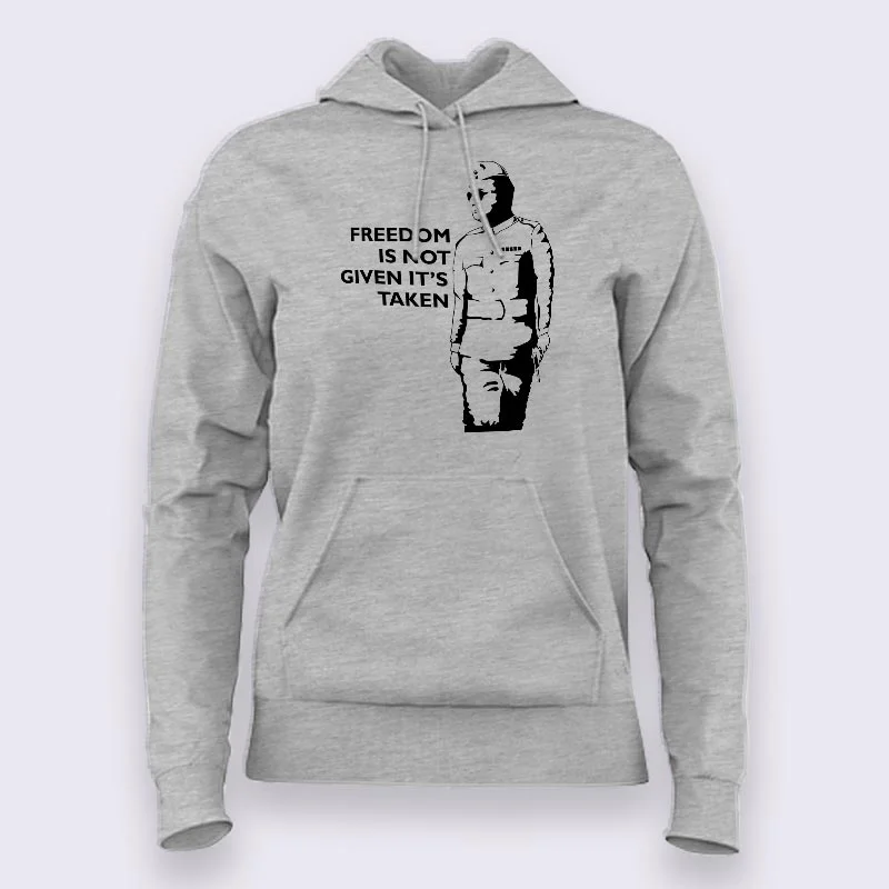 Nethaji Subash Chandra Bose Hoodies For Women