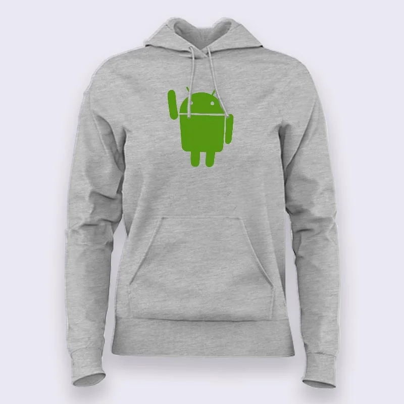 Android Mascot Hoodies For Women