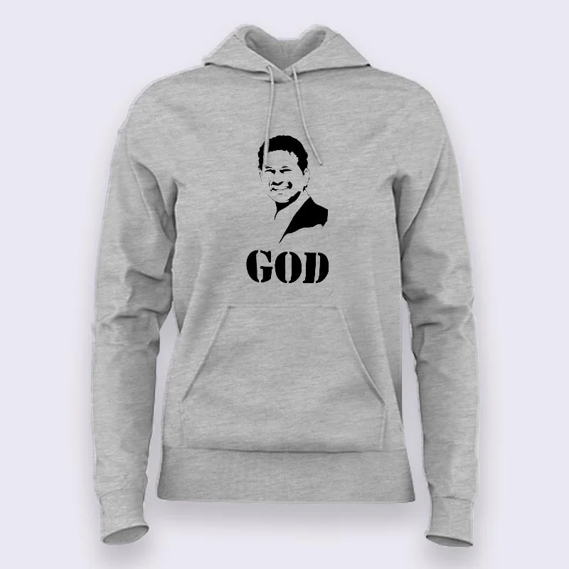 Sachin God Hoodies For Women