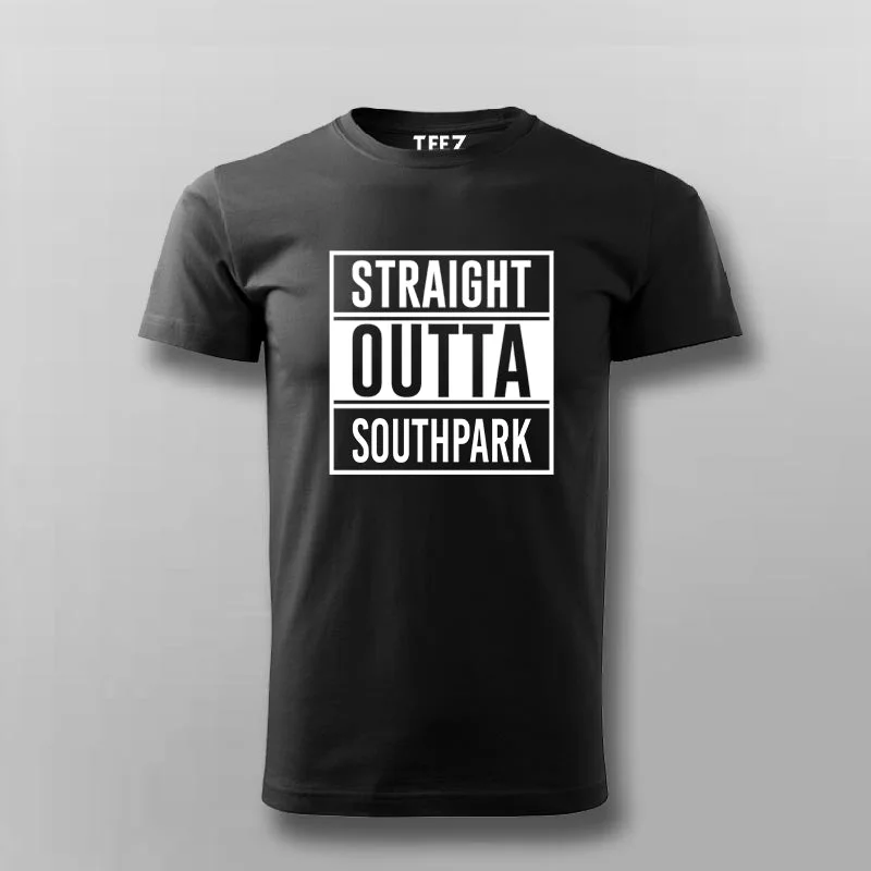 Straight Outta South Park  T-Shirt For Men