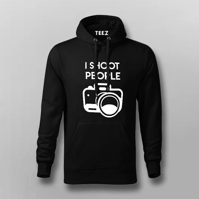 I Shoot People Funny Hoodies For Men