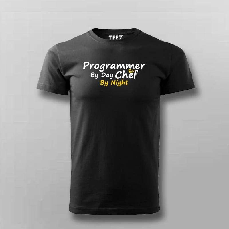 Daytime Programmer, Nighttime Chef Men's Tee - Dual Talent