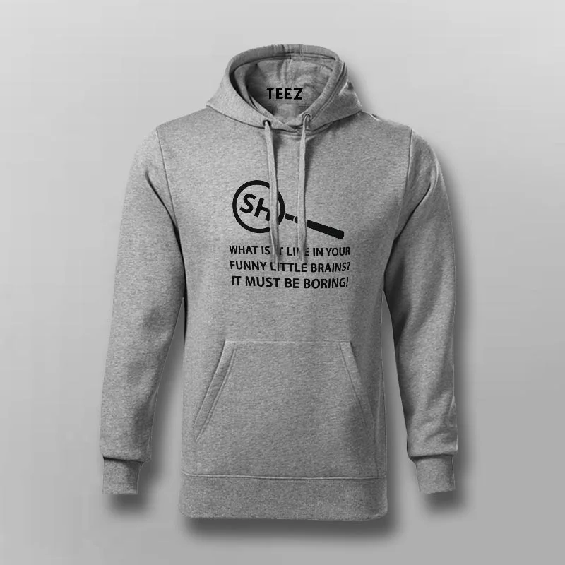 What Is It Like In Your Funny Little Brains? Sherlock Holmes Hoodies For Men
