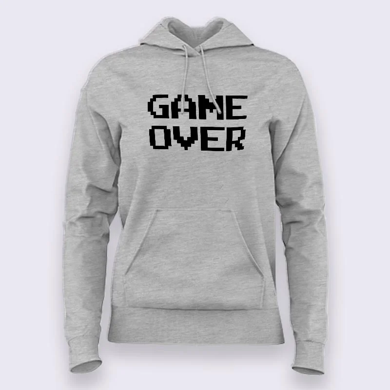 Game Over classic 8-bit Hoodies For Women