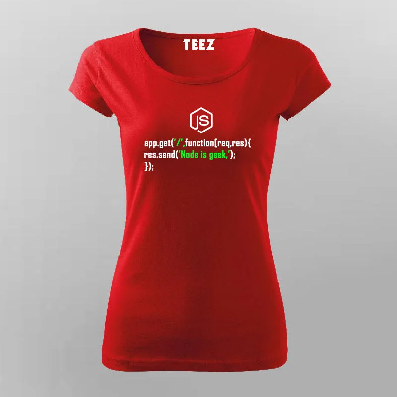 Node is geek T-Shirt For Women