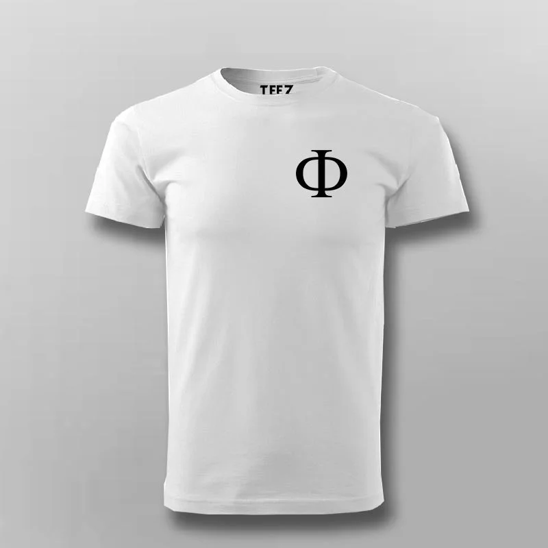 EF Cyrillic Logo Alphabet T-shirt For Men