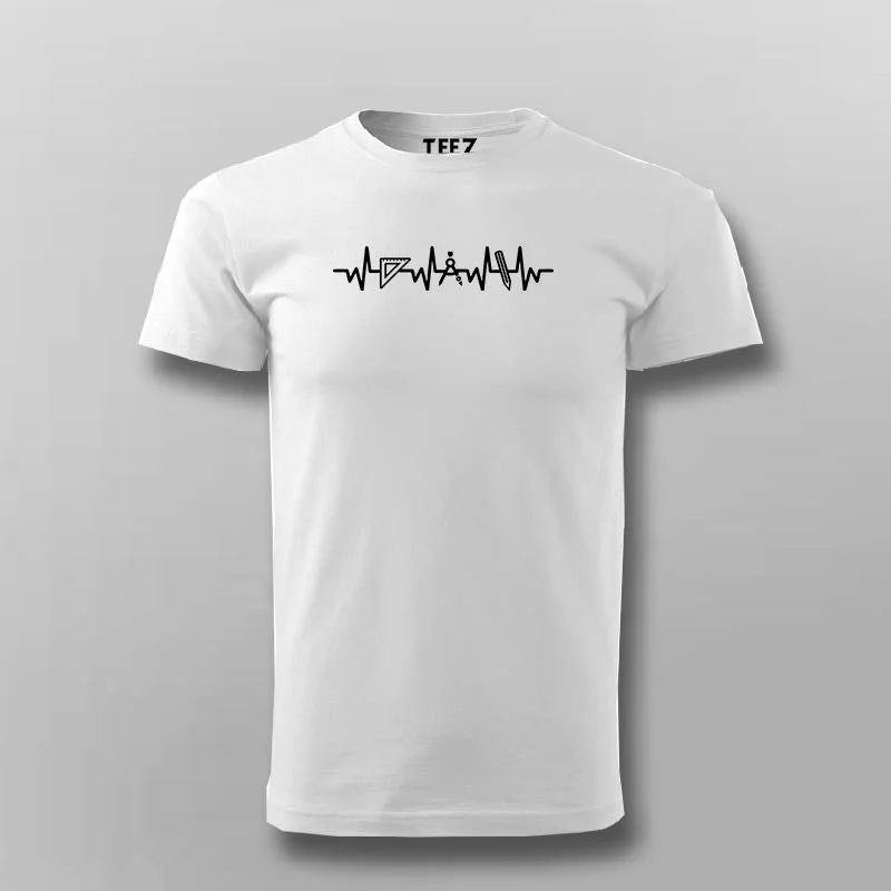 Architect Heartbeat T-Shirt For Men