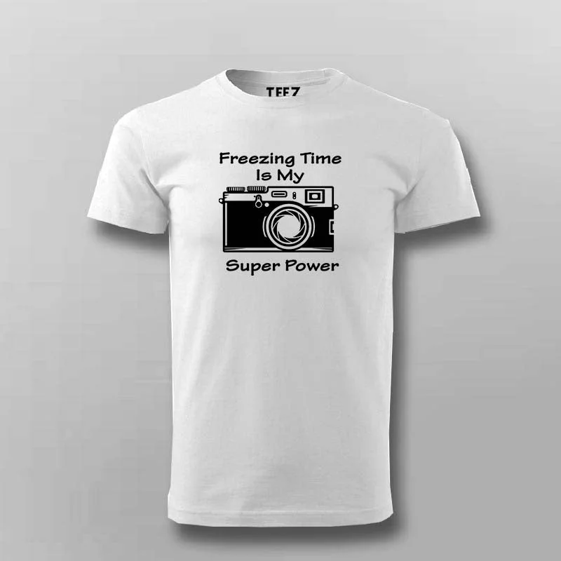 Freezing Time Super Power – Men's Photography Shirt