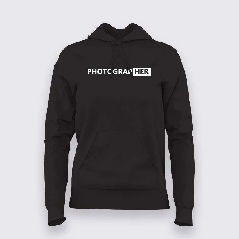 Photographer: Classic Women's Hoodie for Camera Lovers