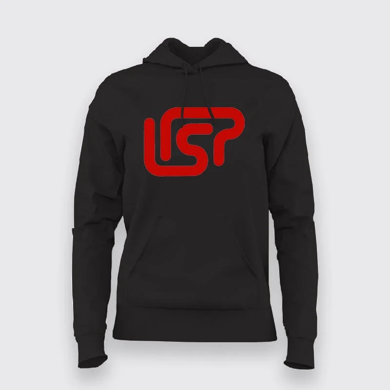 Lisp Logo Hoodies For Women