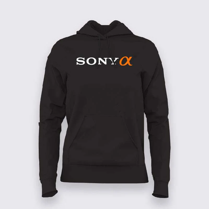 Sony Alpha Enthusiast Women's Hoodie: Capture the Moment