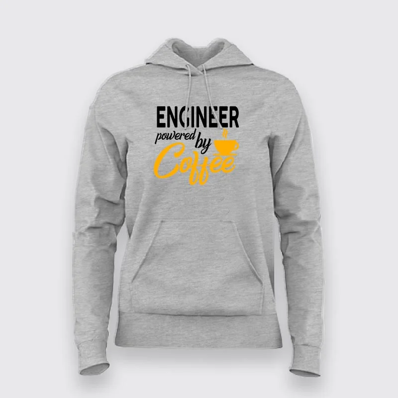Engineer Powered By Coffee Hoodie - Caffeinate and Create