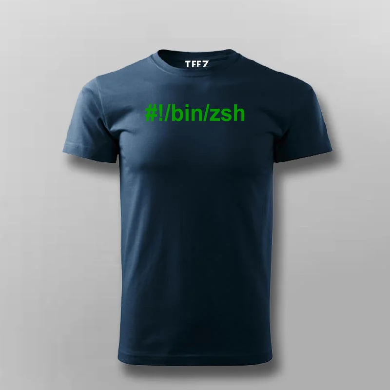 Hashbang /bin/zsh T-Shirt For Men