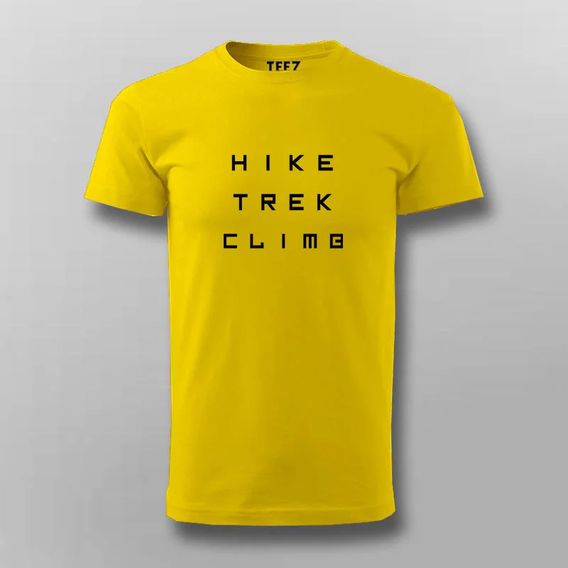 Hike Trek Climb T-shirt For Men