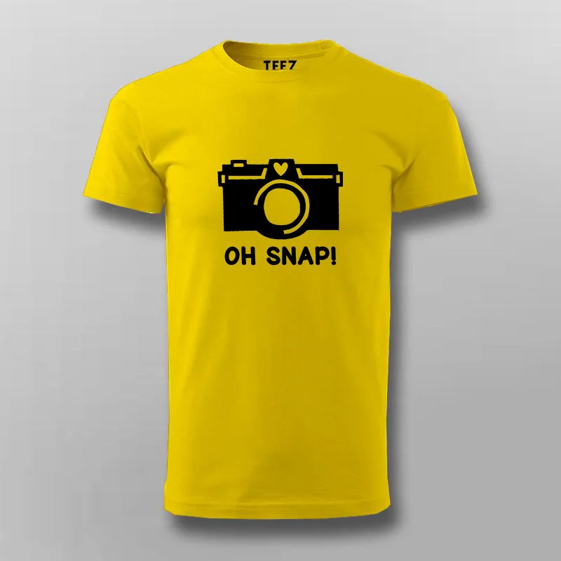 Oh Snap Camera T-Shirt For Men