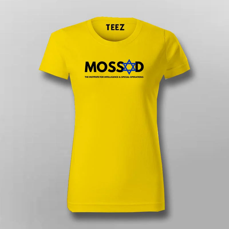 Mossad – Intelligence Agency of Israel T-Shirt For Women