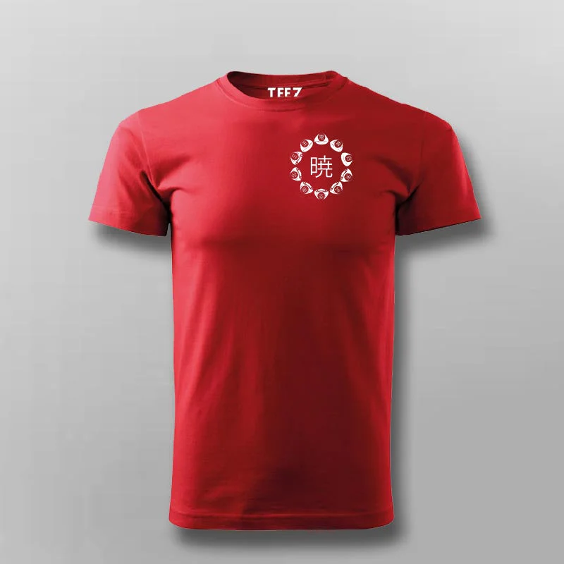 Akatsuki Kanji Rings T-Shirt For Men