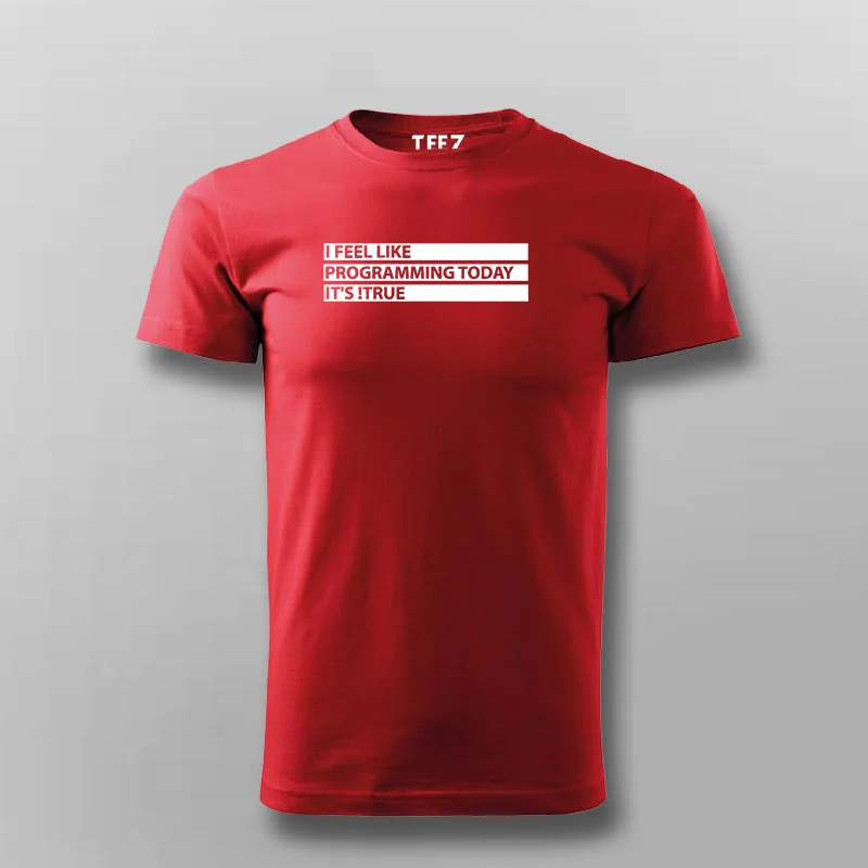 Programming Mood Flip Men's Tee - Today It's !True