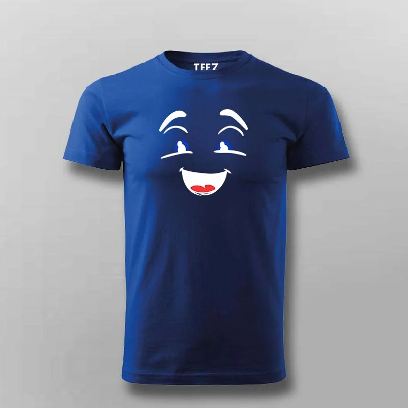Large-happy-face-vector-clipart T-shirt For Men
