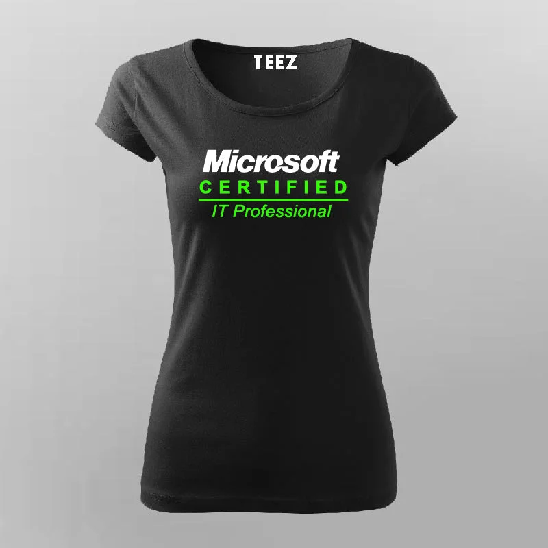 Microsoft Certified T-Shirt For Women