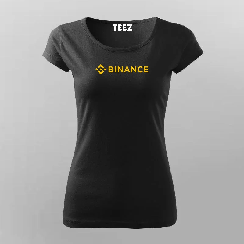 Binance Logo T-Shirt For Women