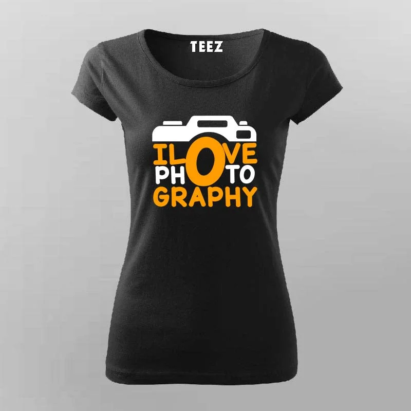 I love photography T-Shirt For Women