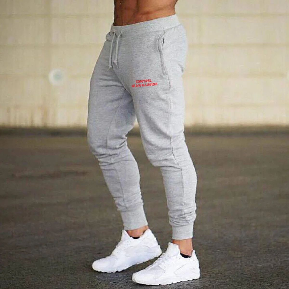 Control Is An Illusion Printed Joggers For Men