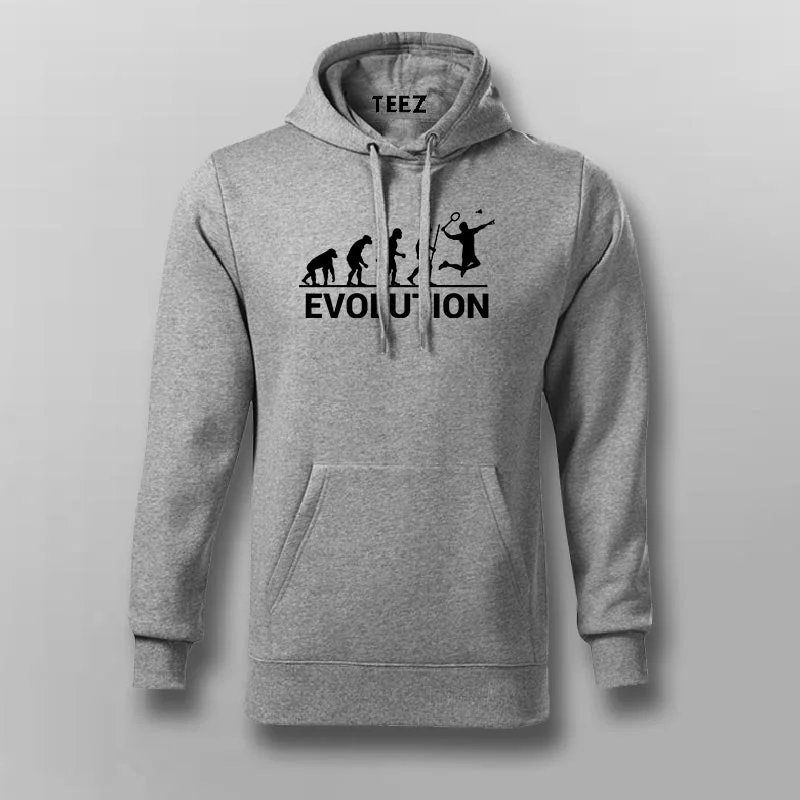 Tennis Evolution - From Court to Modern Hoodie