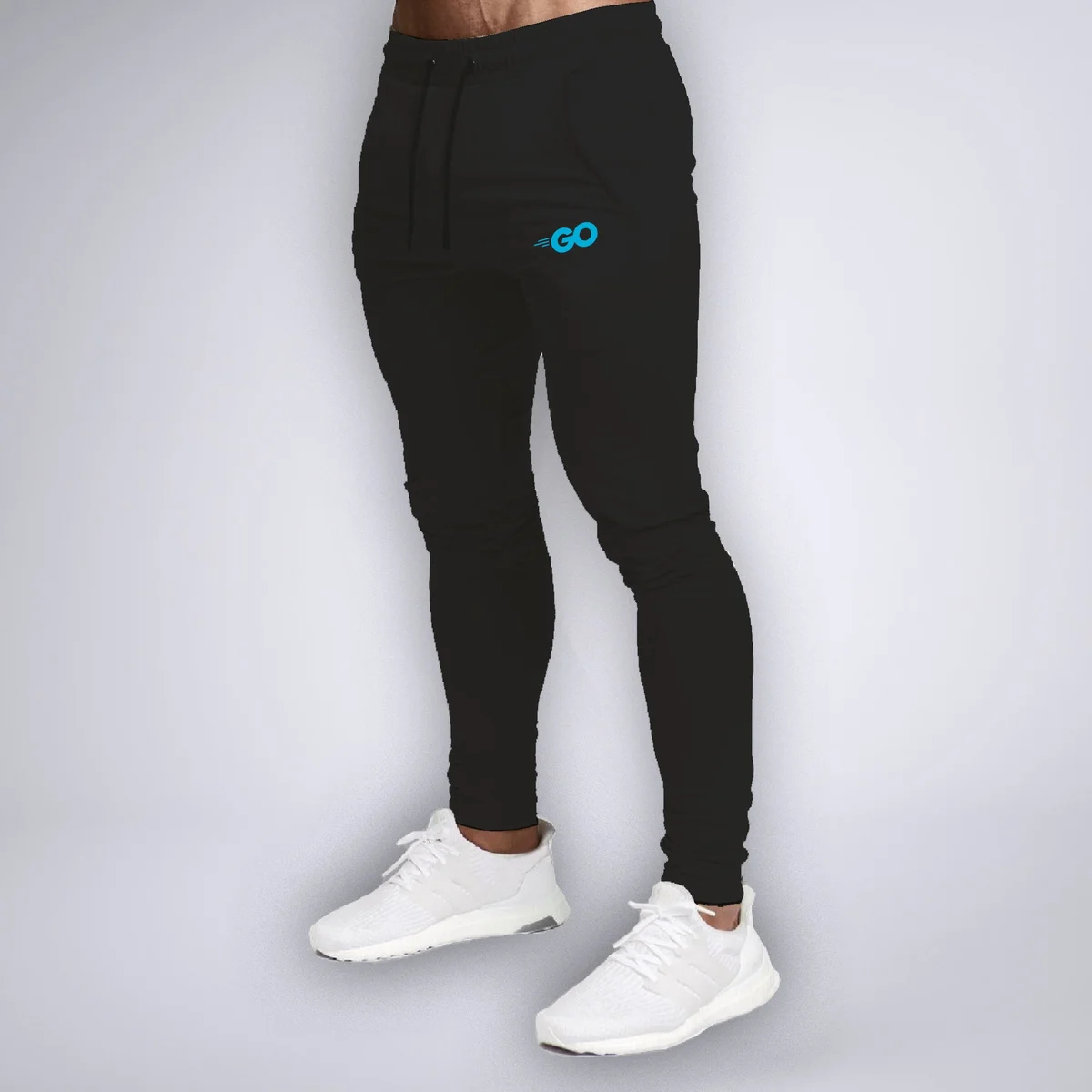 Golang Developer Jogger Track Pants With Zip for Men
