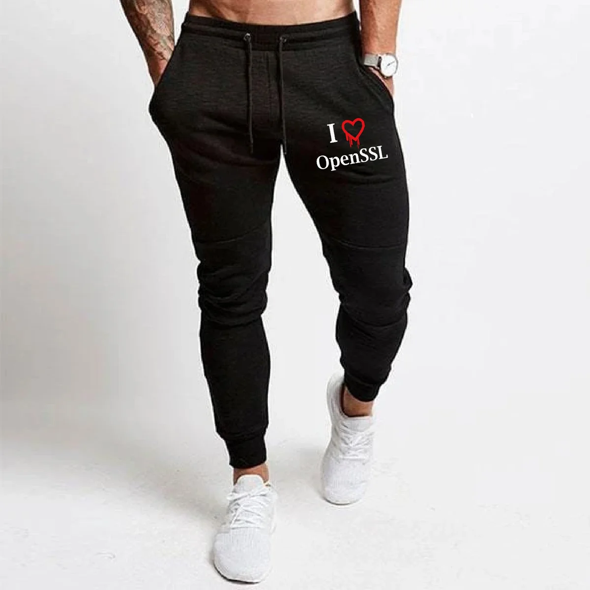 I Love Heartbleed Joggers for Men