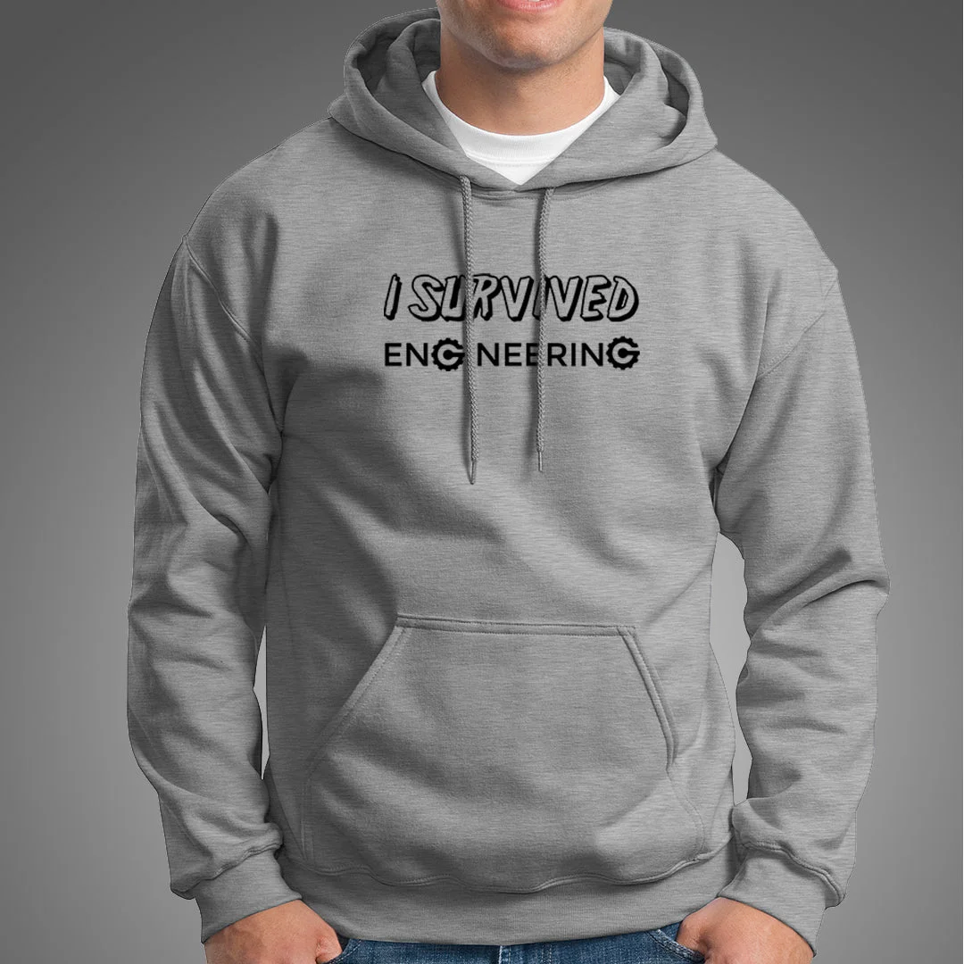 I survived Engineering Hoodies For Men